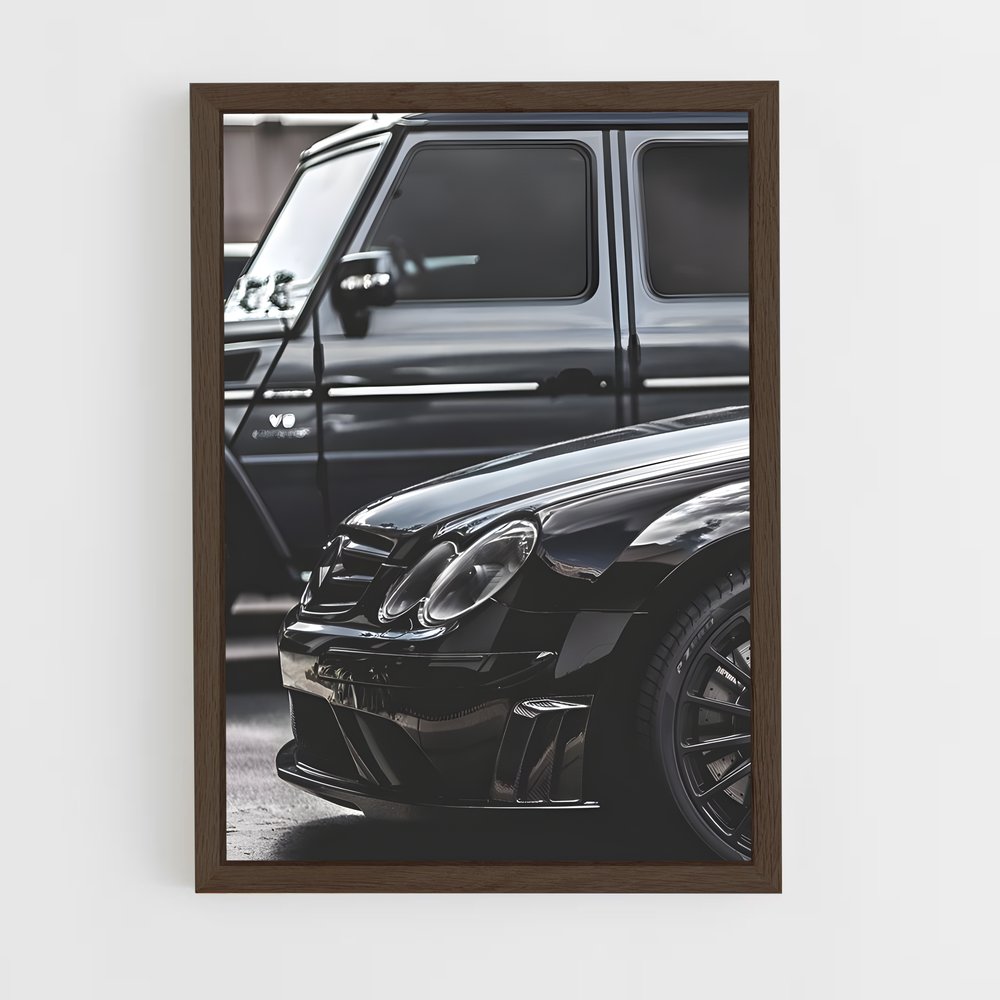 Poster Clk amg magnifique black series – affiche Mercedes (vue 5)
